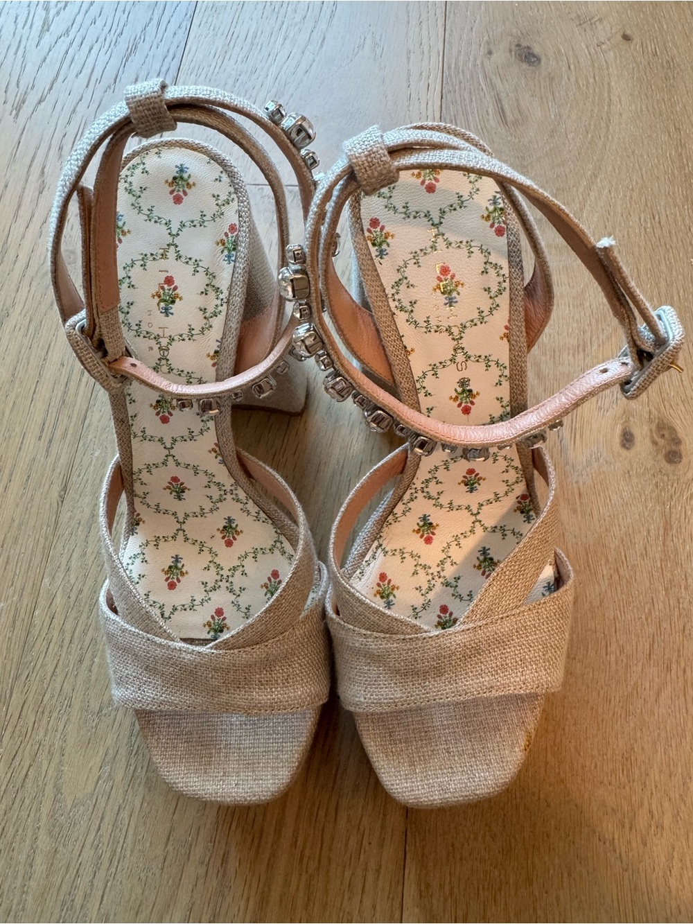 Hill House Platform Linen Heels